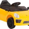 Bang Toys Carro Elétrico Mini Esportiva 12v Recarregável Amarelo
