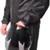 51ar3OZnnFL._AC_SL1200_.jpg Conjunto Capa de chuva Motoqueiro Tamanho M PVC 0,28mm Combate Com Gola Masculino Preto Pioneira - 2900-M-PRE-M