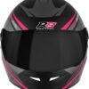 51cnamyRfpL._AC_SL1200_.jpg Pro Tork Capacete Moto R8 Fechado, Viseira Fumê, Preto/Rosa, Tam. 58