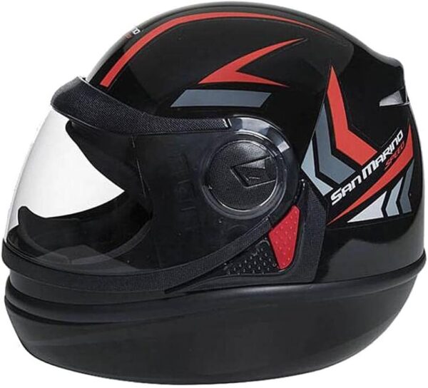 51di2DoZ1kL._AC_SL1000_.jpg CAPACETE SAN MARINO SPEED ONE PRETO E VERMELHO