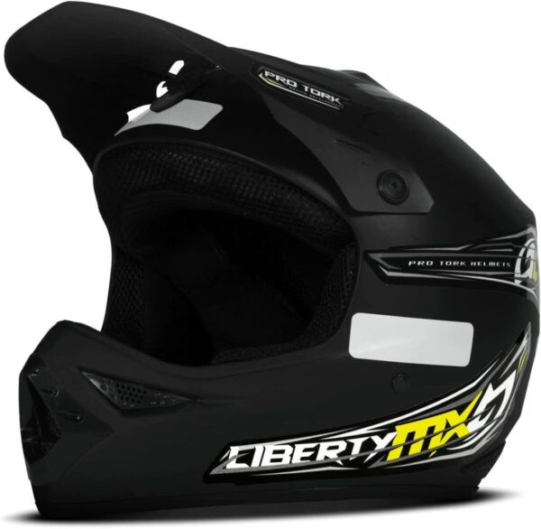CAPACETE OFF ROAD PRO TORK LIBERTY MX PRO PRETO FOSCO TAM. 60