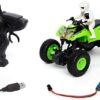 51fY0UolD3L._AC_SL1200_.jpg Moto de Controle Remoto Recarregável, Verde, ABS, 19x12x14cm, com Bateria 700mAh, Controle USB, para Crianças Acima de 3 Anos