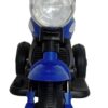 Moto Elétrica Infantil Azul Primeira Moto 6v com Luz Led e Música