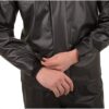 51i8aKOAKDL._AC_SL1200_.jpg Conjunto Capa de chuva Motoqueiro Tamanho P PVC 0,28mm Combate Com Gola Masculino Preto Pioneira - 2900-M-PRE-P