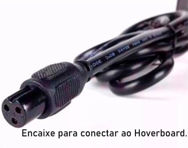 51lJca2KUPL._AC_SL1200_.jpg Carregador Fonte Hoverboard Skate Patinete Elétrico Smart balance 42v 6,5 8, 10p Fonte Bivolt