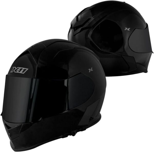 Capacete X11 Revo Pro All Black P/ Motociclista Motoqueiro