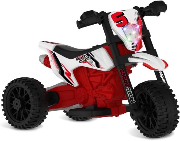 51oLudIhhdL._AC_SL1000_.jpg Moto Cross Eletrica 6V Vermelha Bandeirante