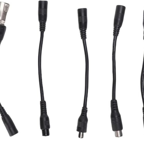 51oZ9LTj1iL._AC_SL1500_.jpg Jectse Cabos de Conversão de Carregador de Scooter Elétrico, Adaptador Macho para Fêmea Multicompatível Com Conectores de Latão e PVC Retardadores de Chama, para Scooters Hoverboards,
