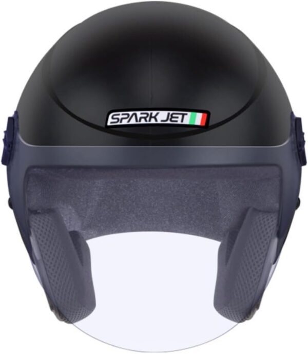 51owCDqoN1L._AC_SL1200_.jpg EBF Capacete Spark Jet Solid 56/Preto Fosco