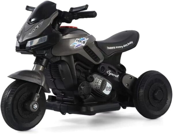Moto Dark Preta Elétrica Black Infantil Motor 380W Brinquedo Criança Dark Unitoys