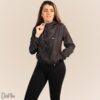 51rV64rANaL._AC_SL1200_.jpg Jaqueta Corta Vento Feminina Delute Lisa Sem Forro Com Capuz Resistente a Água e Ultra Leve