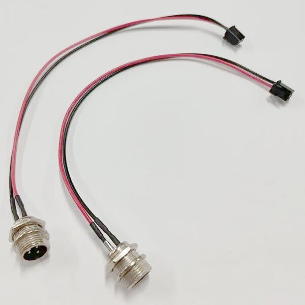 2 peças, 3 pinos, 2 plugues machos, 2 fios, porta de carregamento Hoverboard para cabo carregador de scooter