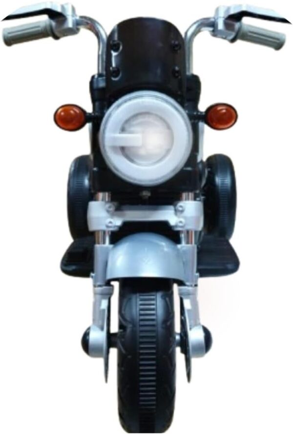 51uBcGshfQL._AC_SL1200_.jpg Mini Moto Elétrica Infantil Chooper 6v Bivolt Cinza com Pedal Som e Luz