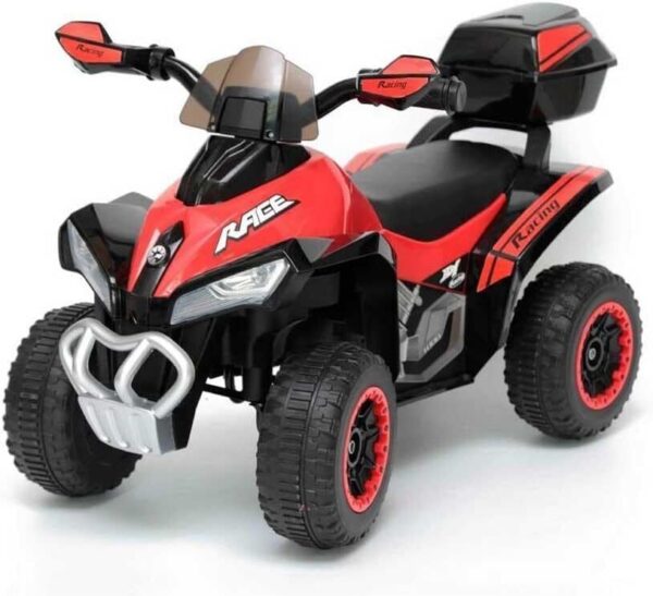 51ui-j4KpL._AC_SL1000_.jpg BRINQUEDO MINI QUADRICICLO ELETRICO INFANTIL BATERIA 6V VERMELHO