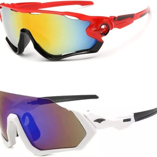 Óculos de Sol Esportivo Espelhado Mtb Speed Kit 2 Unidades