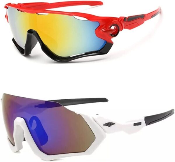 51w6SfSuiLL._AC_SL1000_.jpg Óculos de Sol Esportivo Espelhado Mtb Speed Kit 2 Unidades