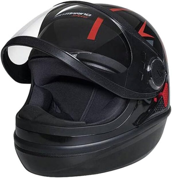 51wAkdY7YxL._AC_SL1000_.jpg CAPACETE SAN MARINO SPEED ONE PRETO E VERMELHO