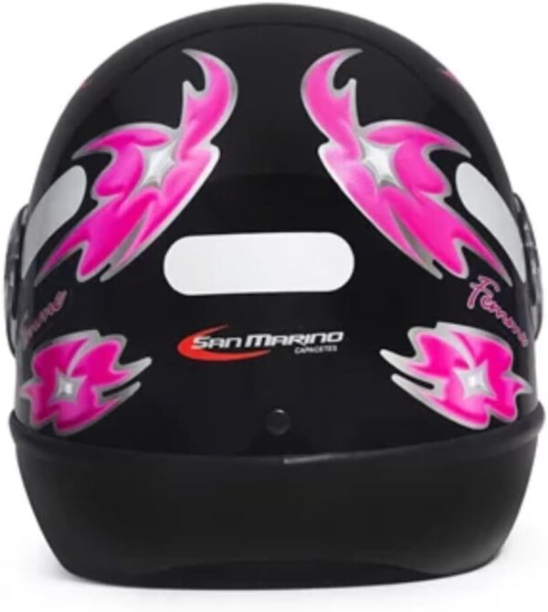 Capacete San Marino Femme Preto Automatico Original