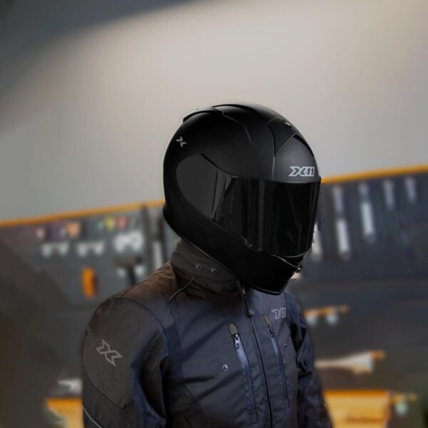 Capacete X11 Revo Pro All Black P/ Motociclista Motoqueiro