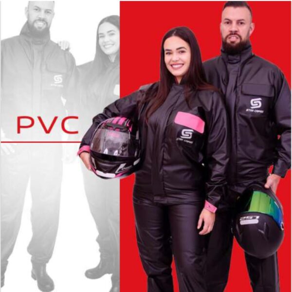 61Z7rv9xyL._AC_SL1200_.jpg Capa De Chuva Motoqueiro Star Capas Impermeável Conjunto Jaqueta e Calça Motoqueiro Motociclista Motoboy Motogirl Impermeável Masculino e Feminino