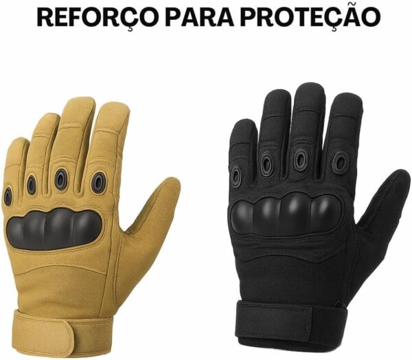 Luva Motociclista, Motoqueiro e Motoboy – Proteção Anti-Impacto e Resistente para Bike, Ciclista com Fecho Ajustável