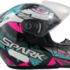 611tI7Kls2L._AC_SL1000_.jpg Capacete EBF Spark Dragon - Preto e Tiffany - 56