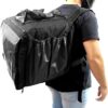 612WZm6GEeL._AC_SL1000_.jpg Capa Mochila Bag para Delivery e Entrega de Pizza Lanche Marmita sem Isopor 45 Litros para Motoboy Moto Aplicativo (Preto)