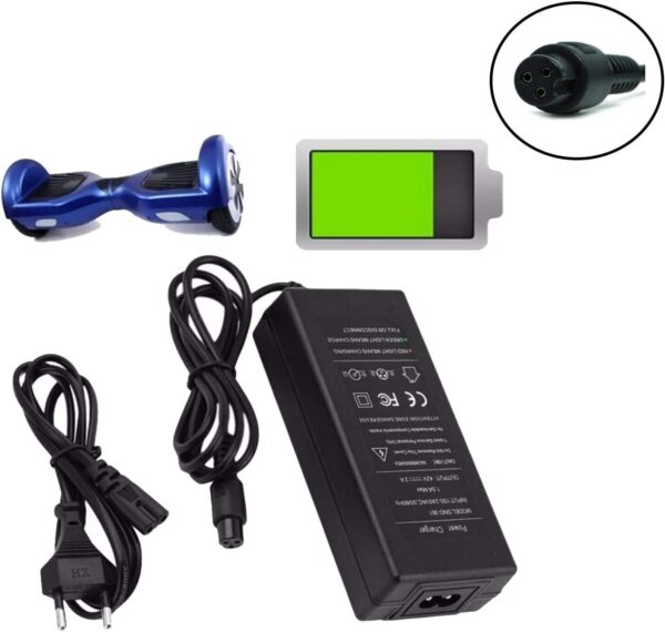 Carregador para Smart Balance Patinete Hoverboard 42v