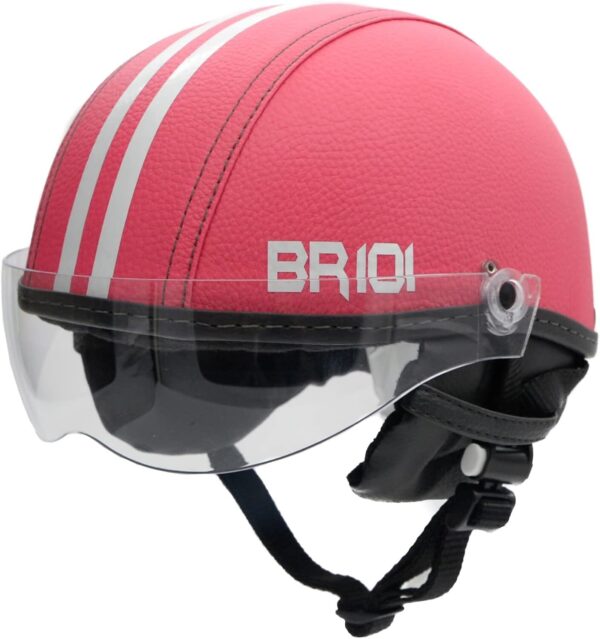 615IkF5gBZL._AC_SL1500_.jpg Capacete Coquinho Scooter Elétrica Bike Skate Patinete BR 101 Premium Viseira Cristal