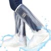 615JDO6bn0L._AC_SL1024_.jpg Capa Protetora Chuva Impermeável Á Prova Dágua Antiderrapante Bota Sapato Galocha Premium Protetor Pé Tênis Moto Adulto Para Motociclista Motoqueiro… (L (40-42), Preto)
