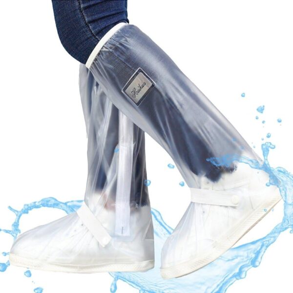 615JDO6bn0L._AC_SL1024_.jpg Capa Protetora Chuva Impermeável Á Prova Dágua Antiderrapante Bota Sapato Galocha Premium Protetor Pé Tênis Moto Adulto Para Motociclista Motoqueiro… (L (40-42), Preto)