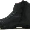 BOTA MOTOCICLISTA DE COURO AS95 095 PRETO