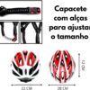 615sgKqkZ5L._AC_SL1000_.jpg Capacete Para Bicicleta Ciclismo Bike Anti Choque Para Segurança Anti Impacto Ajustável LINHA PREMIUM DUPIN