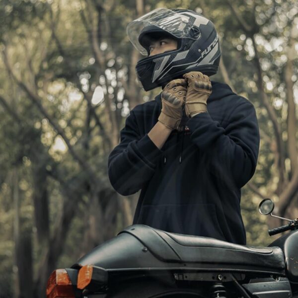 Luva Tática Operacional Militar, para Moto, Ciclismo e Trilha, Disponível em Preto, Verde e Tan