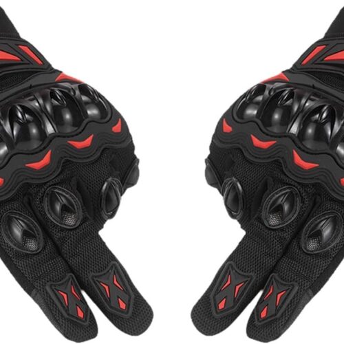 61Ba0oSKfJL._AC_SL1500_.jpg Luvas de Moto para Homens e Mulheres Antiderrapantes Respiráveis com Touchscreen Pilotagem Corrida em Estrada Ciclismo