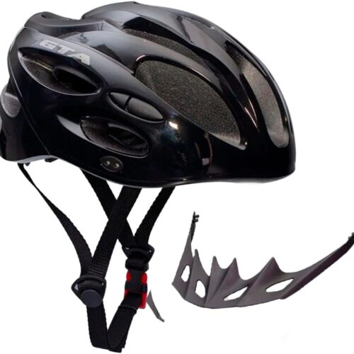 Capacete Bike Pisca Led Ciclismo Mtb Leve Preto Original Gta