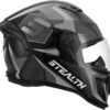 CAPACETE FECHADO PRO TORK STEALTH CONCEPT BRILHANTE PRETO - CINZA TAM. 62