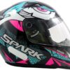 61DUq81EMSL._AC_SL1000_.jpg Capacete EBF Spark Dragon - Preto e Tiffany - 56