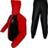 61EBGrkk0dL._AC_SL1281_.jpg Capa de chuva motoqueiro conjunto nylon emborrachado impermeável nave Vermelho/Preto (G)