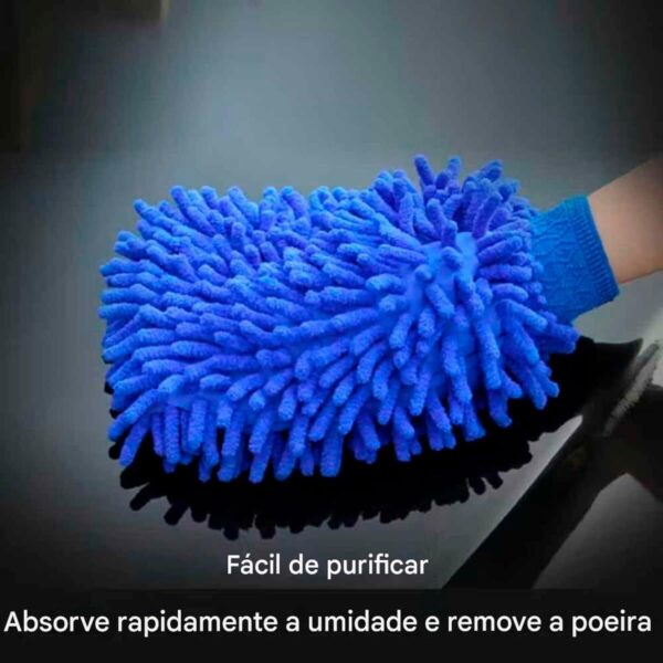 61IQj0gvB1L._AC_SL1200_.jpg Kit com 3 Luvas Em Microfibra de Limpeza de Carros E Motos Luva de Lavagem Automotiva Uso Doméstico ou Profissional