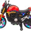 61IrocftlL._AC_SL1280_.jpg Bang Toys - Moto Elétrica Infantil Lightning Rider 12V - com Rodas de Treinamento, Luzes de LED, Sons, Entrada USB/MP3, Bluetooth e Suspensão - Suporta até 30kg - Cor Vermelho