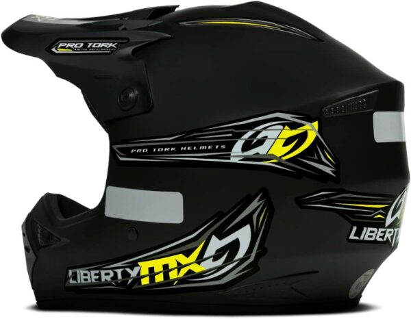 CAPACETE OFF ROAD PRO TORK LIBERTY MX PRO PRETO FOSCO TAM. 60