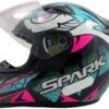 61Mg7s7l6L._AC_SL1000_.jpg Capacete EBF Spark Dragon - Preto e Tiffany - 56