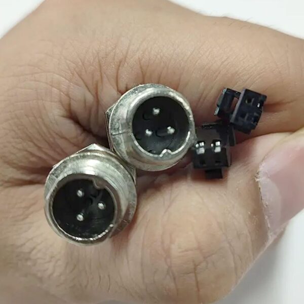 2 peças, 3 pinos, 2 plugues machos, 2 fios, porta de carregamento Hoverboard para cabo carregador de scooter