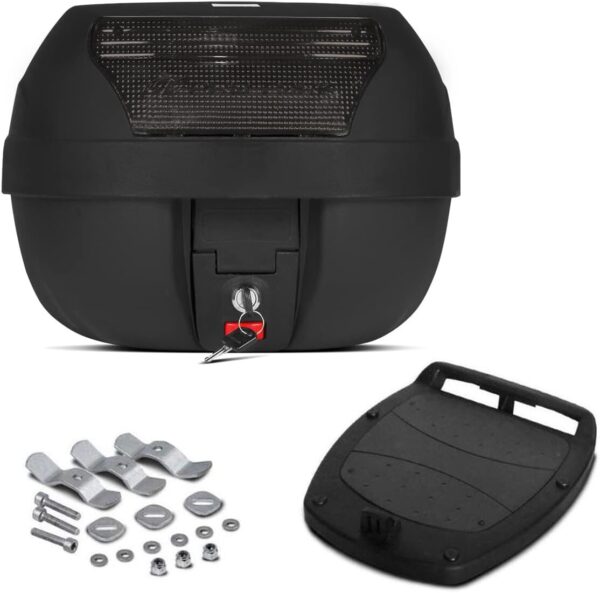61OQAFnkxHL._AC_SL1200_.jpg BAULETO PLÁSTICO SUPERIOR 28 LITROS PRO TORK SMART BOX REFLETOR FUMÊ