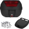 BAULETO PLÁSTICO SUPERIOR 28 LITROS PRO TORK SMART BOX REFLETOR VERMELHO