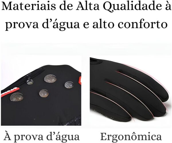 61Pxb9TPyaL._AC_SL1200_.jpg Luvas Térmicas para Moto e Bike, Impermeável, Touch Screen, Antiderrapante, Preta