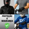 Luva Motociclista, Motoqueiro e Motoboy – Proteção Anti-Impacto e Resistente para Bike, Ciclista com Fecho Ajustável