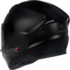 Kit Capacete Masculino Feminino Asx City Preto Fosco Viseira Fume