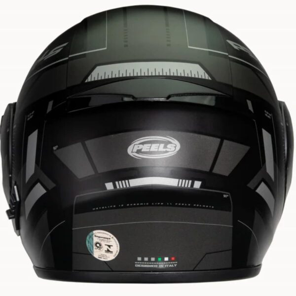 61Spth5BPL._AC_SL1200_.jpg Capacete Articulável Moto Peels U-RB2 Dynamic Preto Fosco com Grafite 58